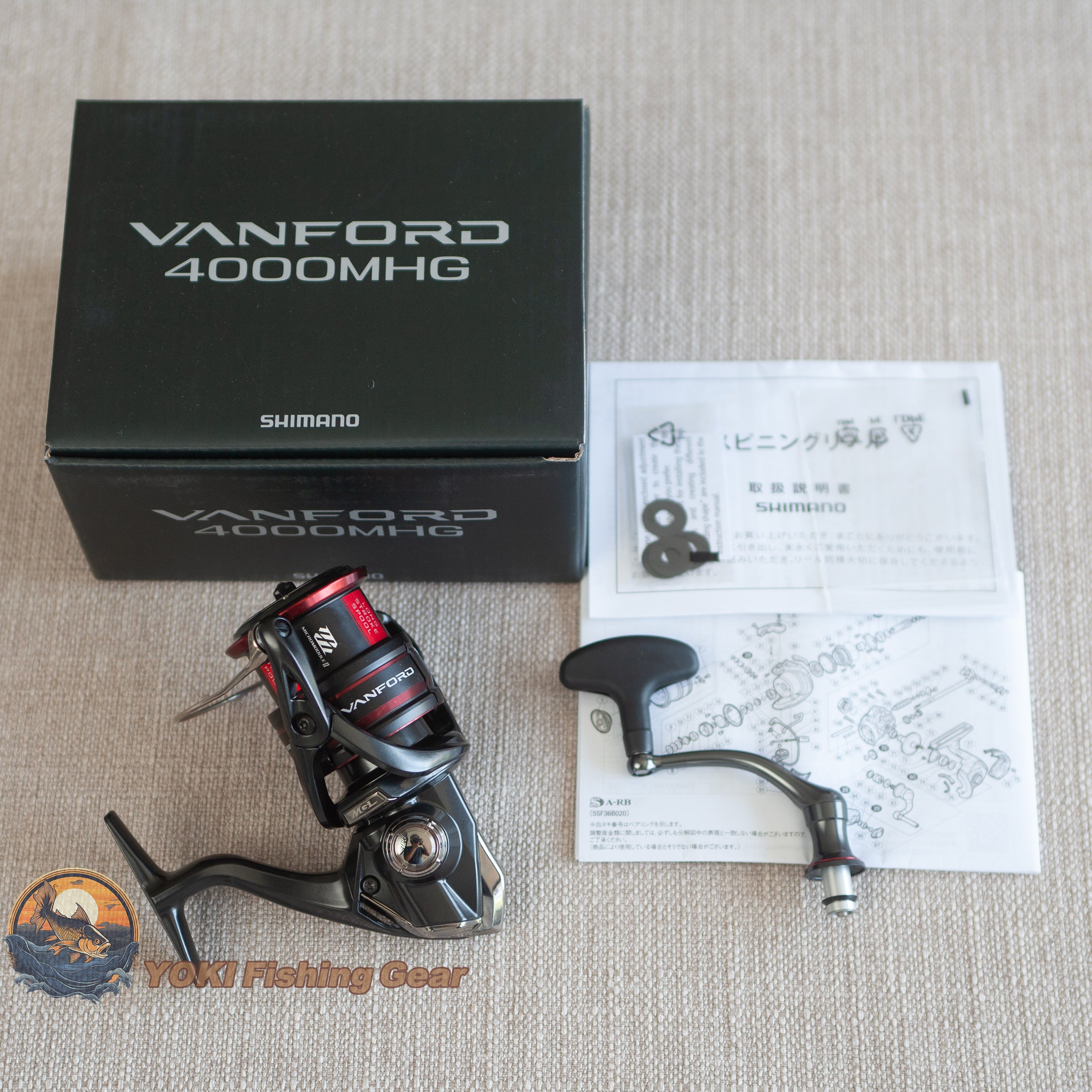 Brand New Shimano 20 VANFORD 4000MHG Spinning Reel – YOKI Tackle Fishing  Gear Emporium